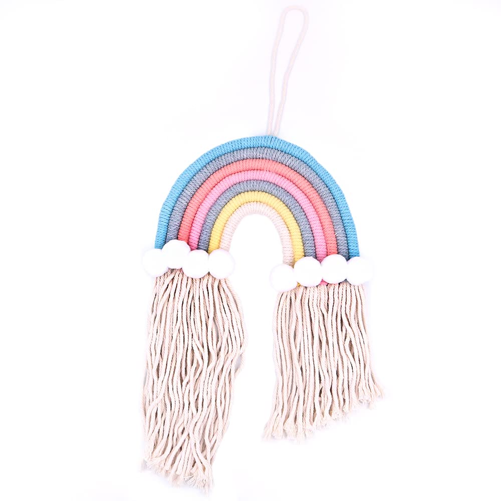 Tiardey Bohemian rainbow charm for Cars, Baby Nursery, Children’s Bedroom & Home Decor - Blue rainbow