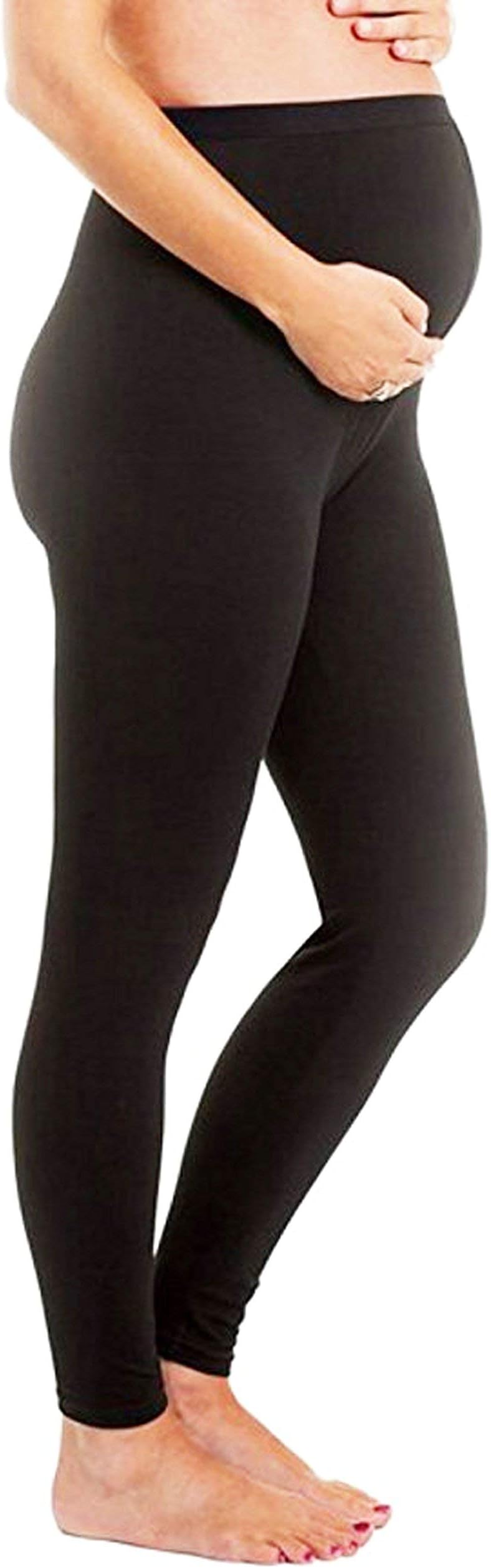 Maternity Leggings Seamless Solid Color Nursing Clothes Tights