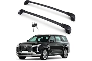 Autekcomma Heavy Duty Roof Rack Crossbar fit for Hyundai Palisade 2019-2023 SE SEL Limited Calligraphy Upgraded Locking Mechanisim Anti-Theft