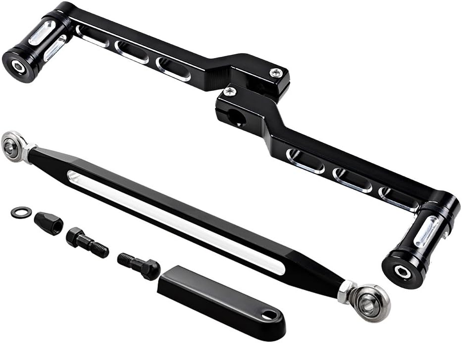 Set Heel Toe Gear Shift Lever Shifter Peg + Shift Linkage Fit Harley Road King Electra Street Tour Tri Glide FL Softail: Home Improvement