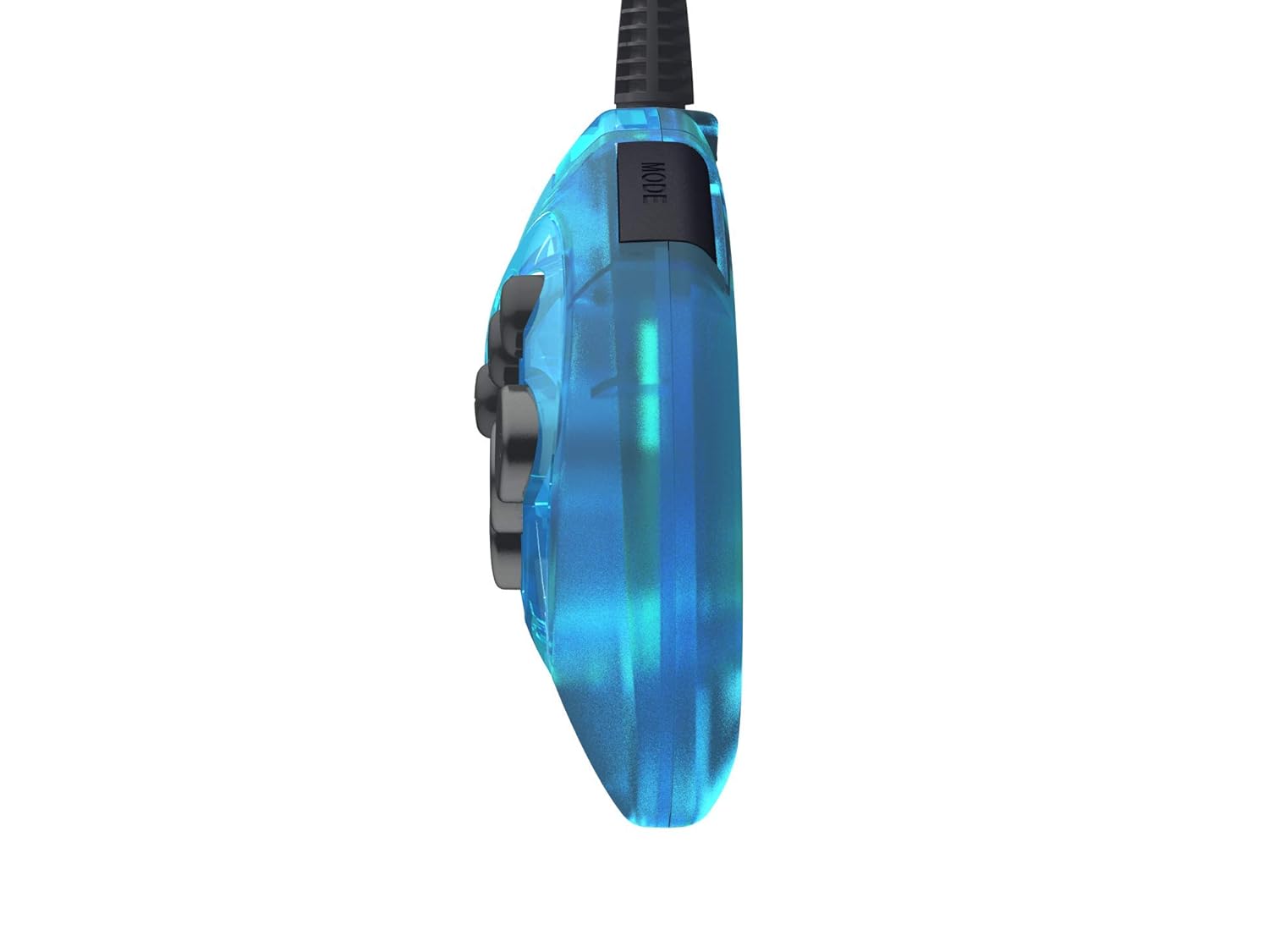 Retro-Bit Official Sega Genesis Controller 6-Button Arcade Pad for Sega Genesis - Original Port - Clear Blue: Video Games