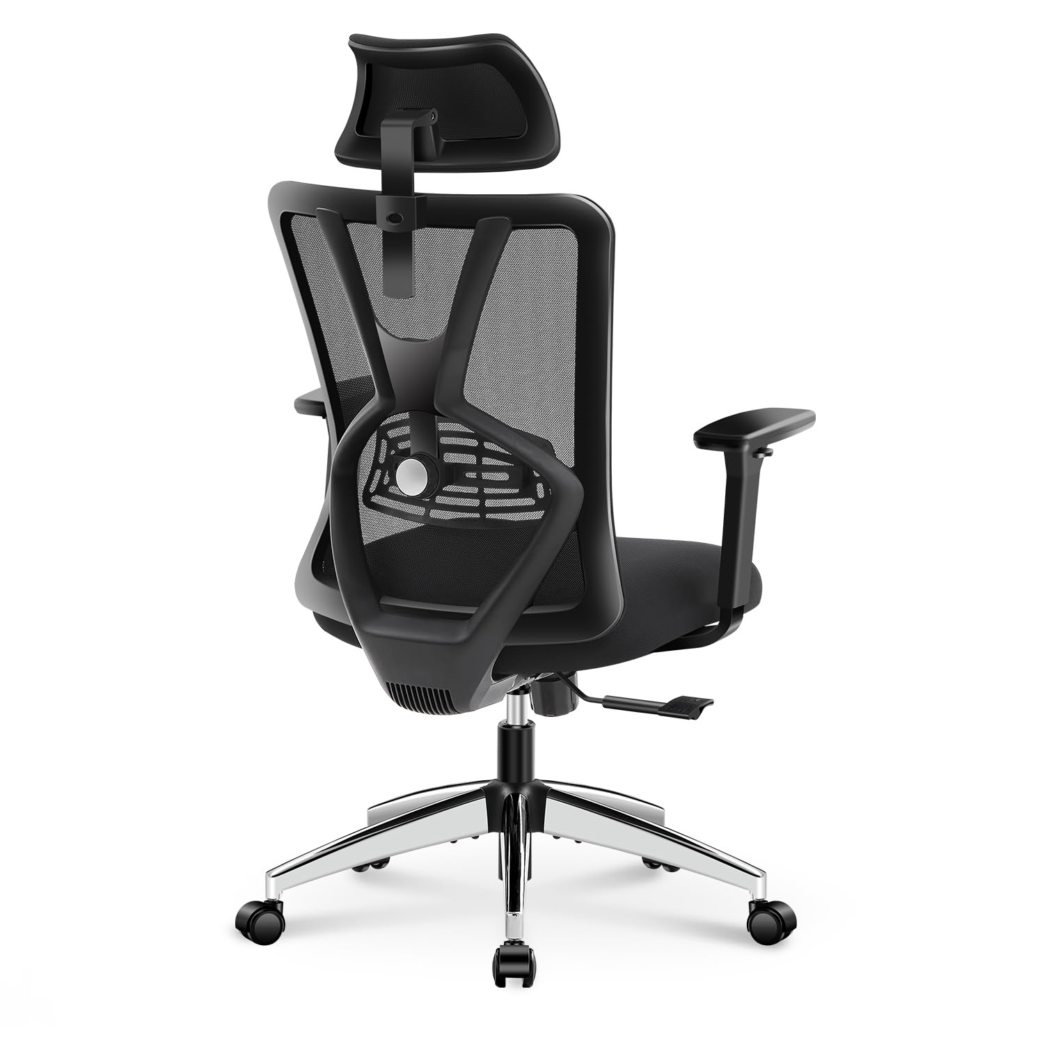 Photo 1 of Ticova Ergonomic Office Chair - High Back Desk Chair with Adjustable Lumbar Support & 3D Armrest - 130°Reclining & Rocking Mesh ComputerChair with Thick Seat Cushion & Rotatable Headrest