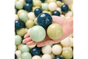 TRENDPLAY Plastic Balls for Ball Pits - Pack of 100 Hollow Balls- Safe and Exciting Playtime - Perfect for Toddler Baby Pools,Party,Festival Decoration