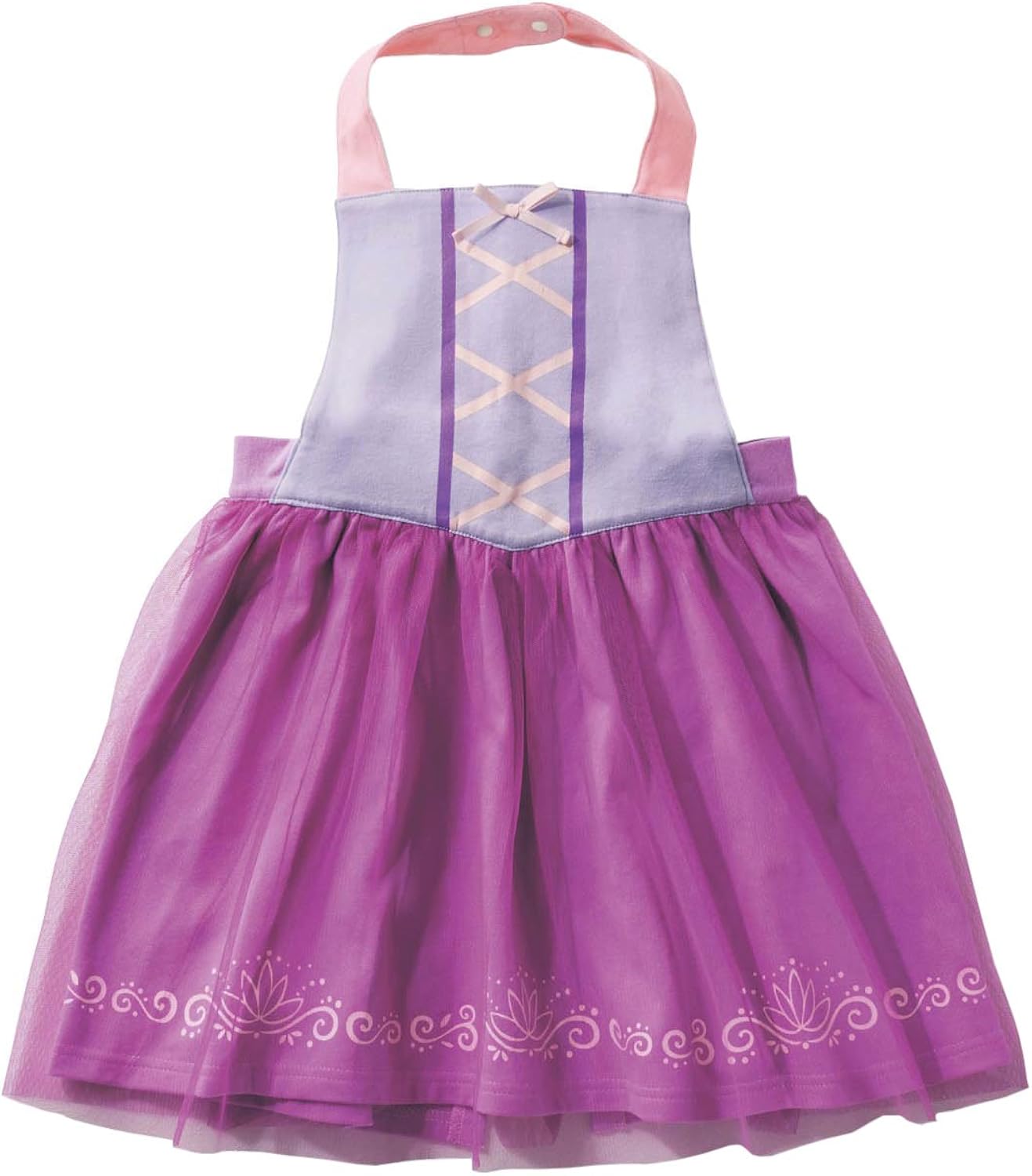 Amazon Co Jp ベルメゾン ディズニー エプロンドレス プリンセス エプロン キッズ ラプンツェル サイズ １３０ １４０ 服 ファッション小物
