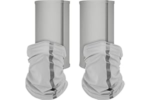 SATINIOR 4 Pieces Reflective Neck Gaiter Visibility Neon Safety Bandana Wind Dust UV Protection Scarf Bandanas