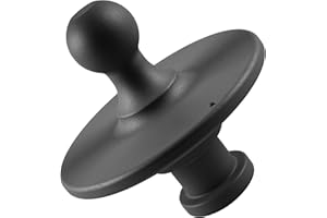 GOMADEIT Gooseneck Adapter Hitch 2085295 Kingpin 2-5/16” Gooseneck Ball Adapter fits for Tractor Trailer, Gooseneck Ball Towing Receiver Adapter Black