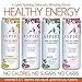 Aspire Healthy Energy, Calorie Burning, Zero Calorie, Zero Sugar Drink 4 Pack Mango Lemonade,12oz (355ml) Cans