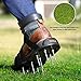 TACKLIFE Lawn Aerator Shoes, Updated Stiffened Sole Design,4 Aluminum Alloy Buckled Lawn Sandals - GAS1A