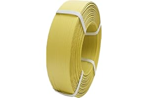 NEWANRAN Poly Strapping 1/2 Plastic Strapping, Banding Strapping Roll, 330 Feet Length, 600 lbs Break Strength (Yellow)