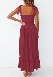 ZESICA Women's 2024 Summer Boho Spaghetti Strap