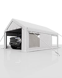 GarveeLife 10x20 Ft Carport, Car Port with 200g PE