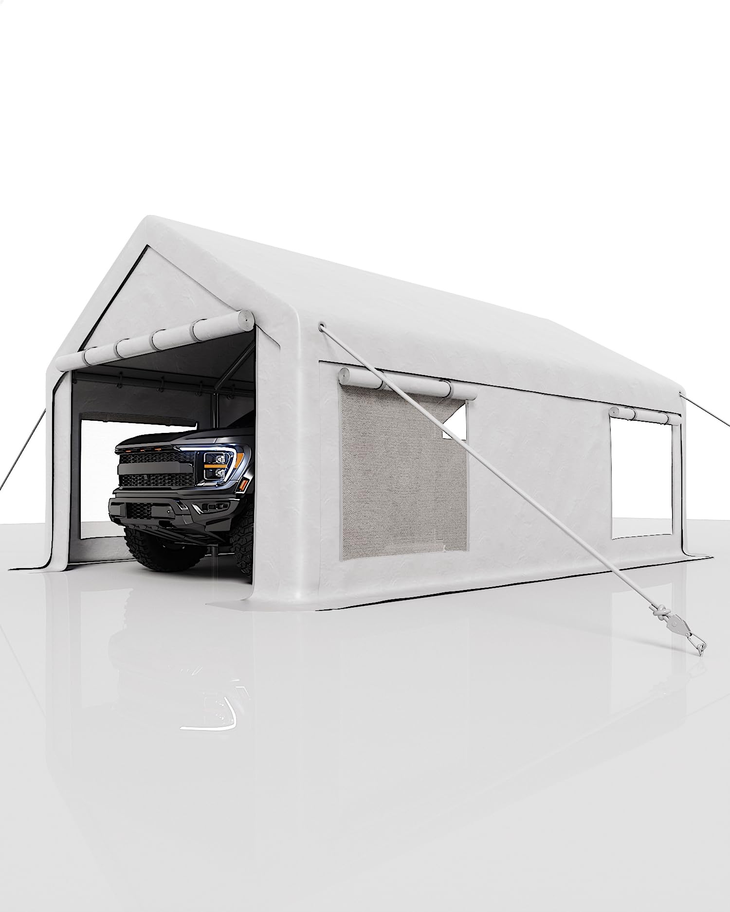 GarveeLife 10x20 Ft Carport, Car Port with 200g PE