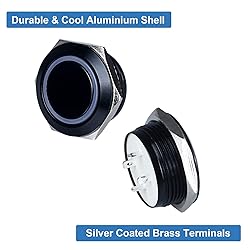 DMWD 1pc 22mm Momentary Push Button Switch Super