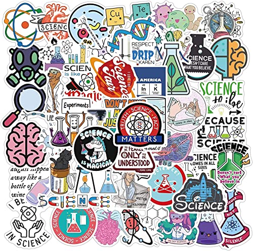 HNTR Premium Stickers | 50 Decals (Lifestyle - Science)