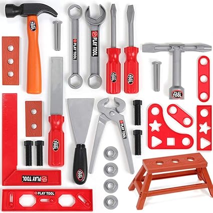 FidgetGear Children Baby Simulation Repair Kit Electric Drill Screwdriver Repair Play House Toy Set 28pcs/Set