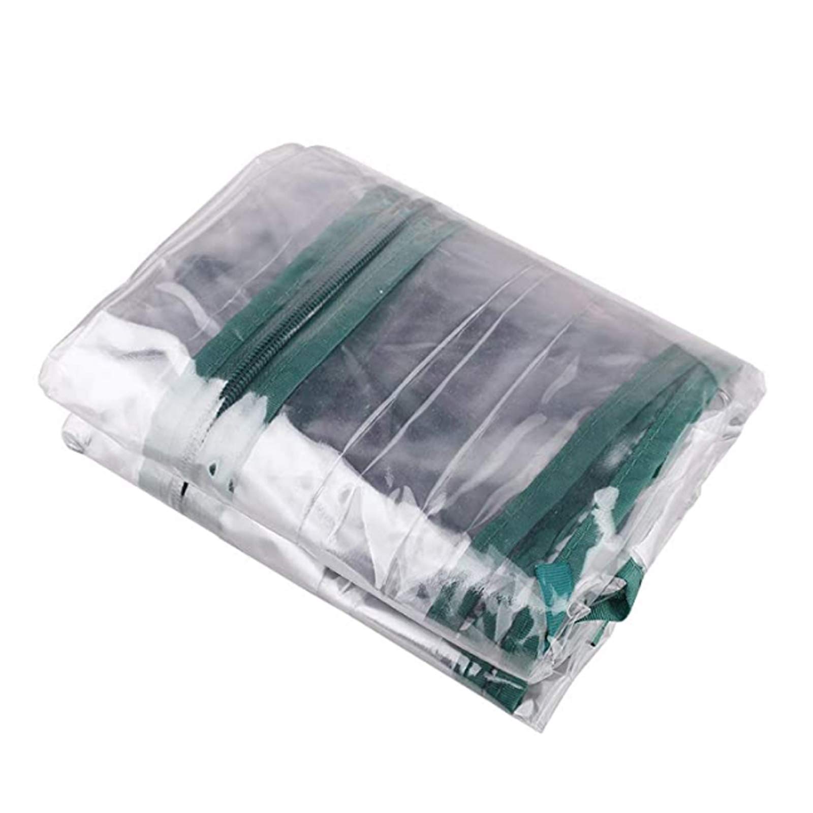 Anjinguang 4-Tier Mini Greenhouse Replacement Cover, Plant Greenhouse Cover, Mini Greenhouse Warm Clear PVC Cover Tiers Shelves Plant Cover Grow Tent for Indoor Outdoor Planting 27" L x 19" W x 61" H