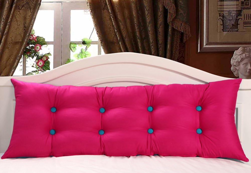 JGXVUYKDFV Cotton Pillow/[Korean Version],Big Cushion on The Bed/Couple of Double Pillows./Sofa Bed backrest-O 100x55cm(39x22inch)