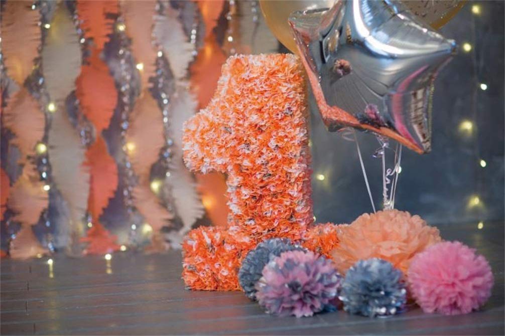 超目玉枠 撮影 ポートレート 子供 背景 写真 ライト フラッグカーテン バナー ティッシュボール ペーパーフラワー 昼間の装飾 クリルゾンb 背景幕 1歳の誕生日 子供 10x6 5フィート Leyiyi スタジオ B07hxwbjzq 壁紙 ビニール 小道具 バックペーパー背景布 Www Wwmp