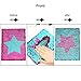 Maxdot Reversible Sequins Notebook Double Sided Flip Sequin Star Journal Notepad Lined with Photo Corner Notebook for Girls Kids Gifts