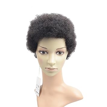 Amazon Com Razeal Afro 2 Short Afro Kinky Curly Wig With
