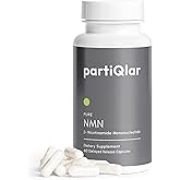 partiQlar NMN Supplement 500mg – Nicotinamide Mononucleotide NMN & Booster for Cellular Energy, Longevity & Healthy Aging – 2-Month Supply (60 Capsules)