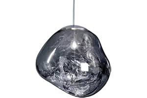 Lava Ball Drop Pendant Lighting Modern Chandelier with 200cm Adjustable Lanyard Melting Glass Lights LED Irregular Shape Hang