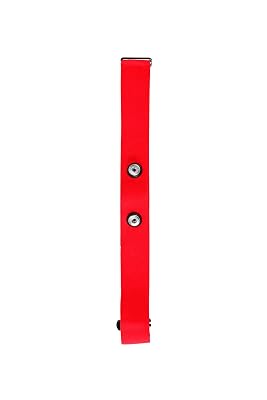 Rich Green Valley Heart Rate Monitor Pro Chest Strap Compatible with Myzone MZ-1 MZ-3 Strap Non-Slip Adjustable Chest Belt(Red, M-XXL)