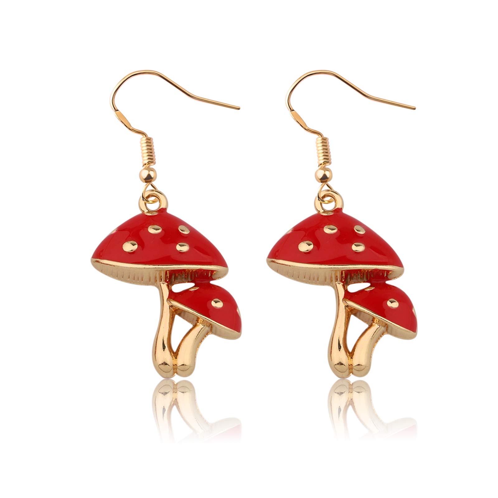 mushroom earring (mushroom earring)