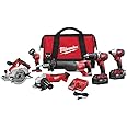 Milwaukee 2696-26 M18 18-Volt Lithium-Ion Cordless Combo Kit (6-Tool)