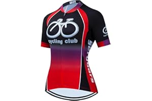 Serijoars Women's Cycling Jersey Women Short Sleeve Road Bicycle Clothing MTB Tops Summer Outdoor Sports Wear