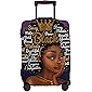 EZYES Afro Woman Luggage Cover Black Girl Travel Suitcase Protector Elastic Protective Washable Baggage Cover With…