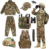 Klocerg Army Costume Boy Soldier Full Set Role Playing Special Forces Children's Costume Military Personnel