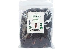 Kovafood Dried Red Hibiscus Flowers, Sorrel Leaves, Zobo Leaves I Organic I NON-GMO I Washed and Sifted - 16oz (1 lb)