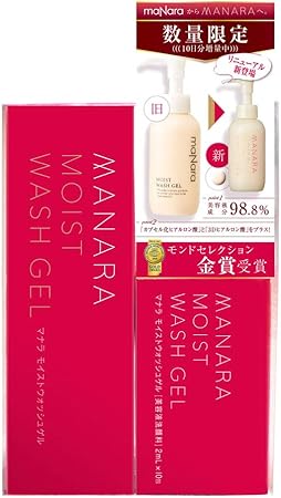 Amazon マナラモイストウォッシュゲル大増量セット 1ml パウチ2ml 10包 コットン3枚 リニューアル マナラ Manara ビューティー 通販