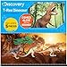 DISCOVERY KIDS 5 Piece T-Rex Dinosaur Collection Toy Set, Features 15 Inch Tyrannosaurus Rex Figure, Real Life Roar Sound Effects W/Action Arm, Raptor Included, An Educational Gift For Children