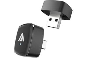 D7 Mini Wireless CarPlay & Android Auto Adapter 2-in-1, 2026, Alloy Shell, Compatible with 2016+ Factory-installed Wired CarP