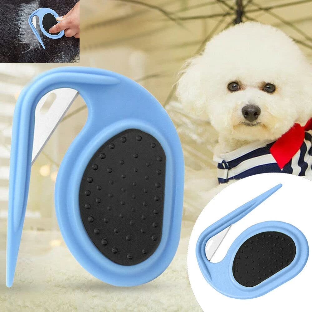 Pet Open Knot Comb, Hair Removal Comb for Dogs & Cats. Pet Hair Grooming Tool for Cats and Dogs - Fur Buster, Hair Cutter, Knot Comb - Ideal for Outdoor Grooming