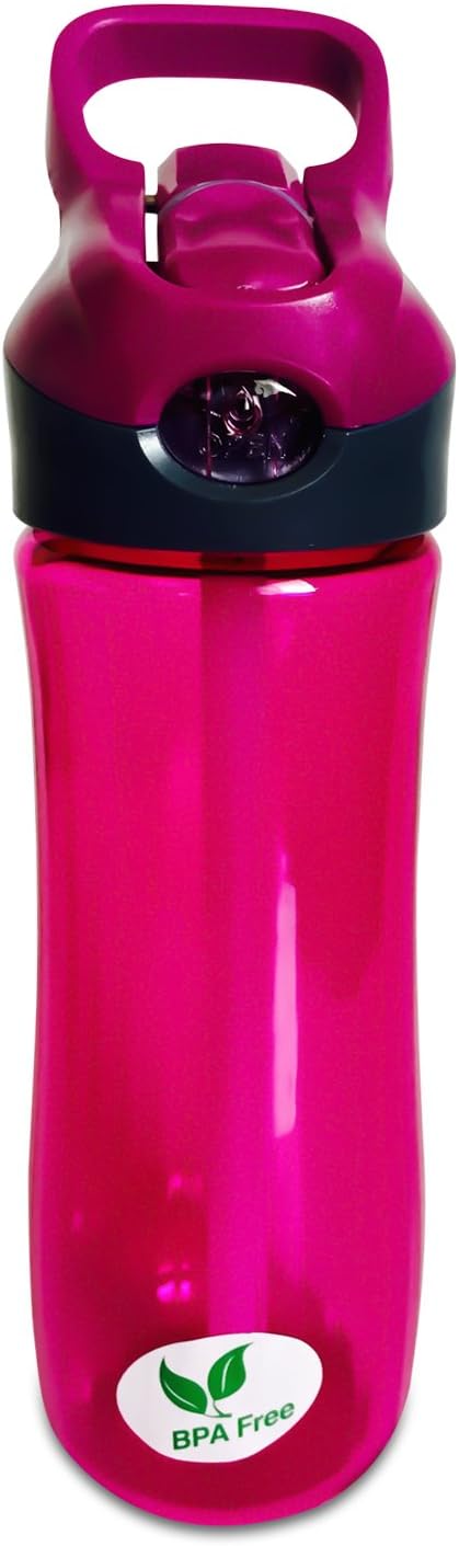 Sports Water Bottle - 550 ml - Bottlehead with Pull-tab and Button Switch