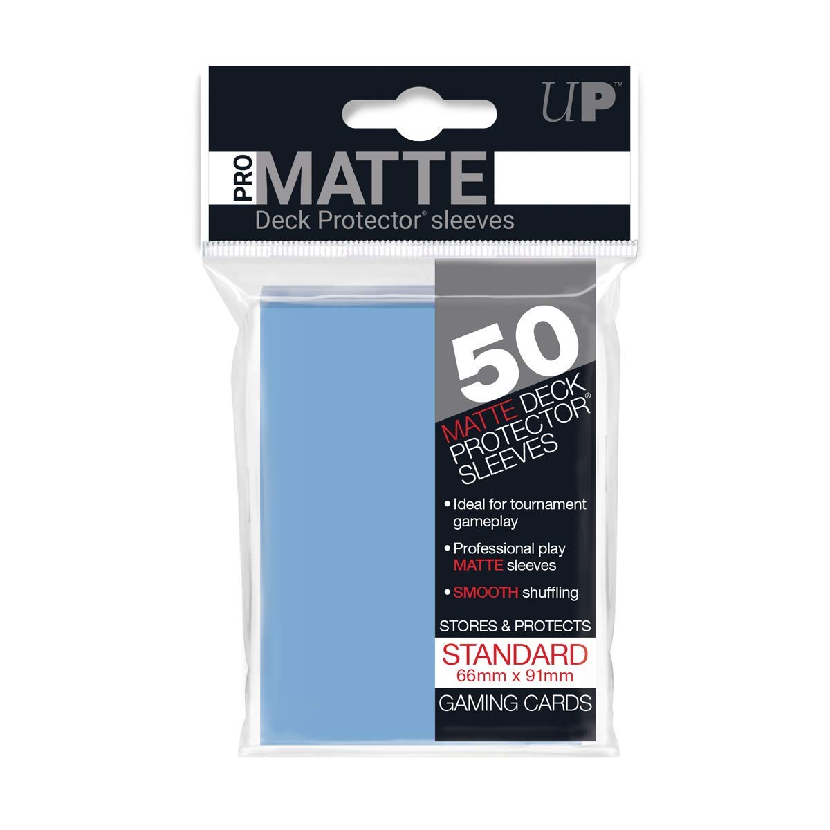 Ultra Pro SLEEVES Pro-Matte d12 Card Game (Light Blue)