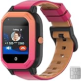 FEKIDO Wonlex GPS Smart Watch for Kids, 4G Smartwatch with SIM Card, 1.4" Phone Watch with Video Calls, Voice Chat, SOS, Camera, Pedometer, Alarm, Games for Boys Girls Aged 3-12 Years Old