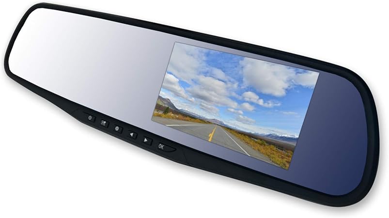Amazon Co Jp Prosafet プロセーフト ドライブレコーダー ミラー 前後 車載 防犯 カメラ 常時 衝撃 上書き 録画 動体検知 Gセンサー 駐車監視 高速起動 1080p フルhd 超高画質 170度 広角レンズ 取り付け簡単 日本語説明書付き 車 バイク