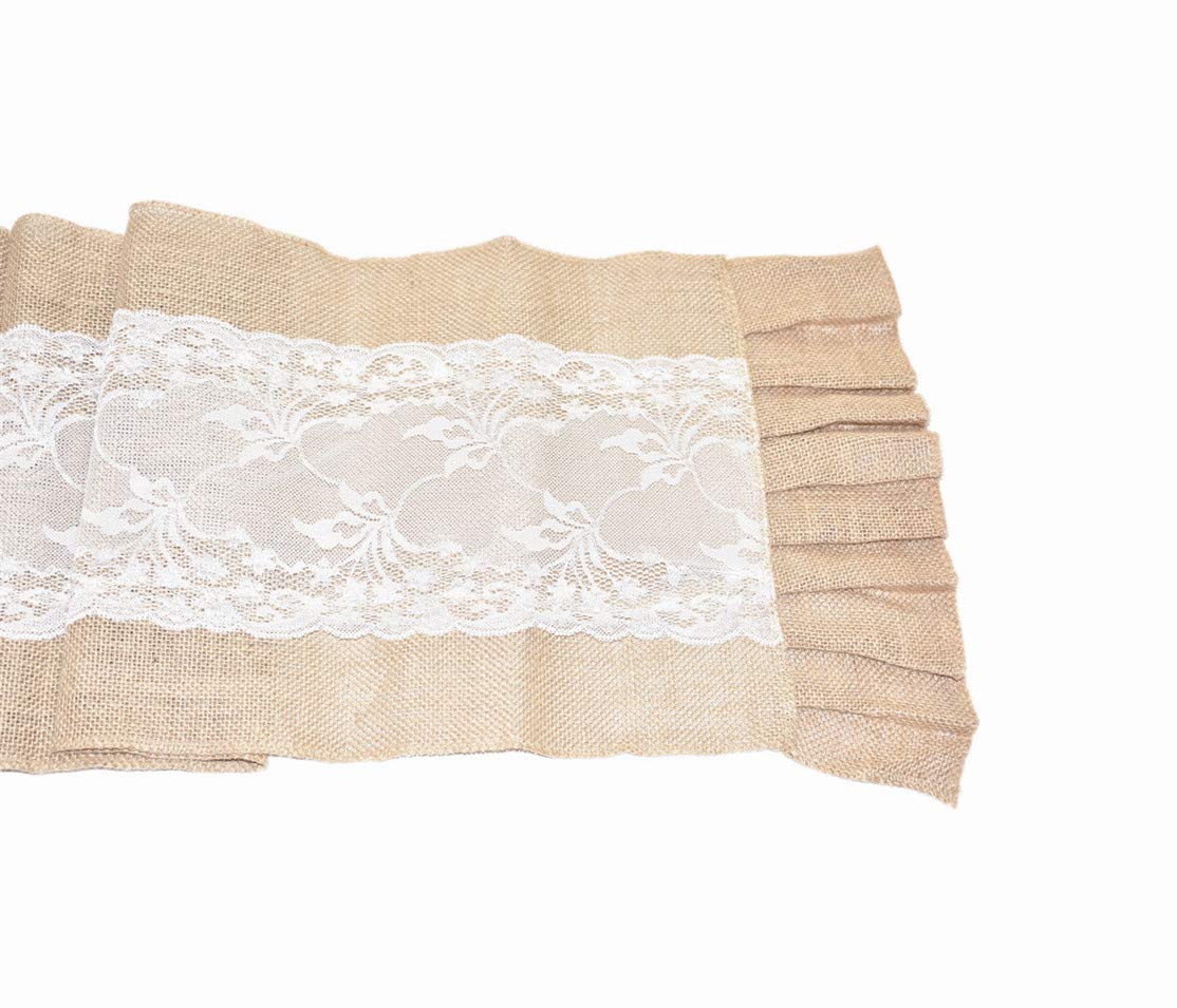 Best burlap for table runner with ruffle
