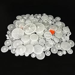 163PCS Small Motor Gears Plastic Gears for Motor RC