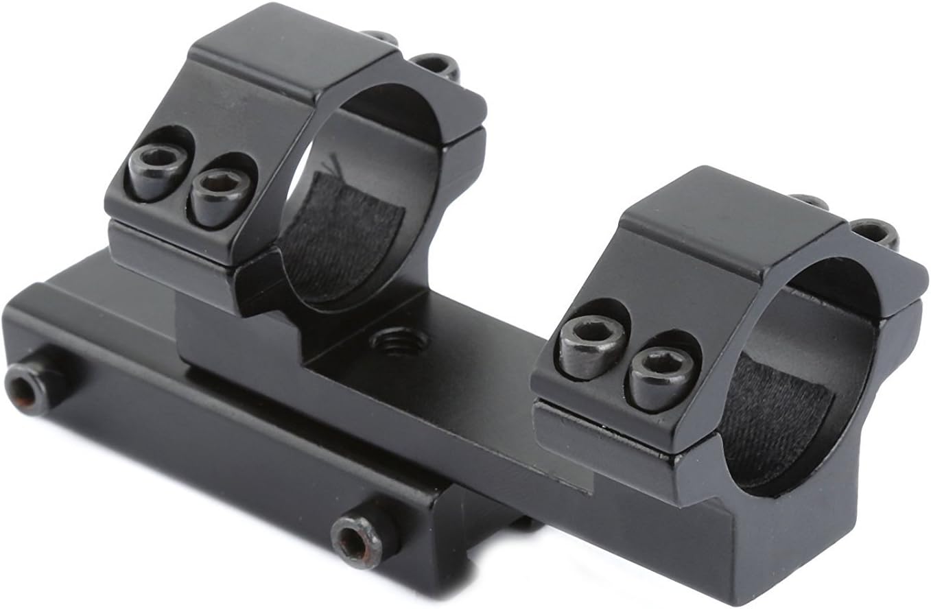 LiteMax Tactical 25.4mm 1" Ring Extended One Piece 11mm Dovetail Rail Mount for Hunting