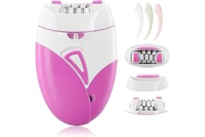 MORBEX GREEN Epilator for Women, Smooth Glide Epilator Facial Hair Remover for Women with 2 Speed & LED Light, Electric Facial Hair Removal Suitable for Face, Bikini Areas, Underarms, Arms, Legs