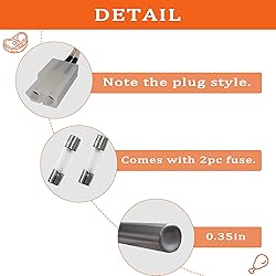 2 Pack Replacement for Pit Boss Hot Rod Ignitor