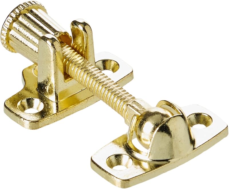 Merriway BH01890 Sash Window Fastener EB Brass