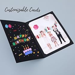 Litpoetic 50 Pack Photo Folders for 4x6 or 5x7