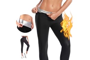NANOHERTZ Sauna Sweat Shapewear Shorts Leggings Pants Workout Weight Loss Lower Body Shaper Sweatsuit Exercise Fitness Women