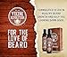 Beard Wash & Beard Conditioner Set w/Argan & Jojoba Oils - Softens & Strengthens - Natural Sandalwood Scent - Beard Shampoo w/Beard Oil (10oz)